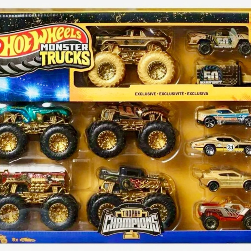 Exclusive HotWheels Big Foot 50th Anniversary Box Set 🏆